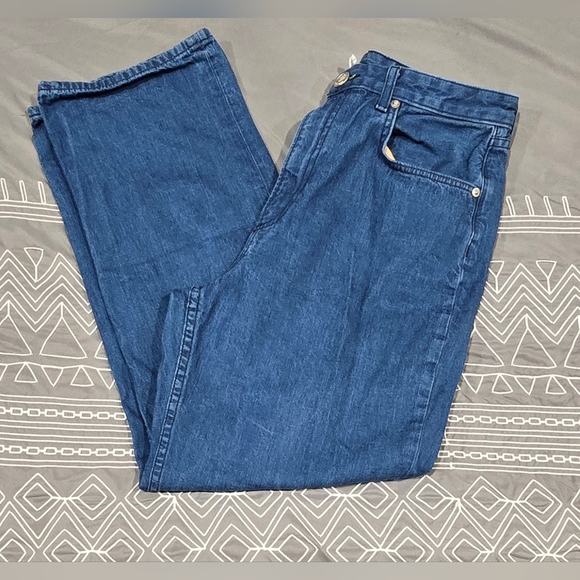 Rag & Bone Ruth Super High Rise Straight Leg In French Riviera Size 30 - Picture 1 of 10